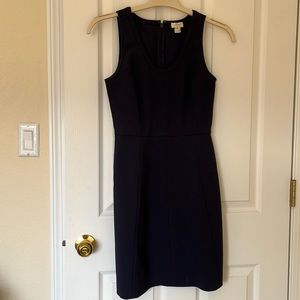 J. Crew navy scoop neck dress. Size 00